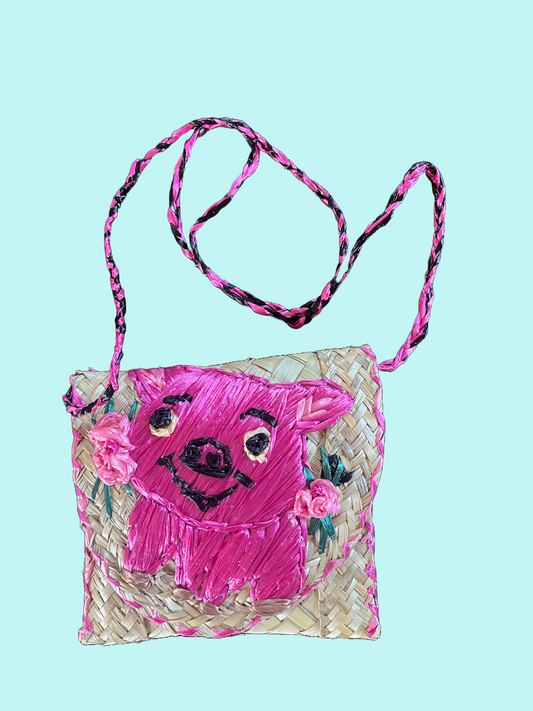 Grass Purse Pig 3